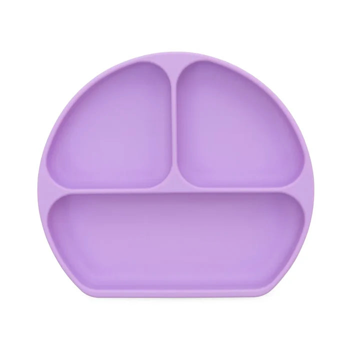 Bumkins Silicone Grip Dish - Lavender