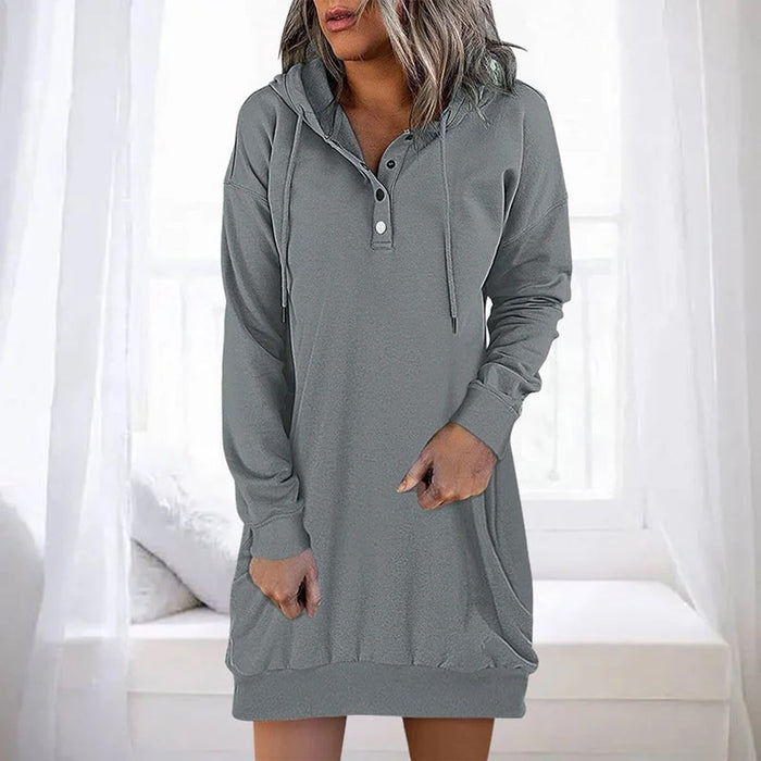Trui Jurk Dames | Capuchon & Comfortabel