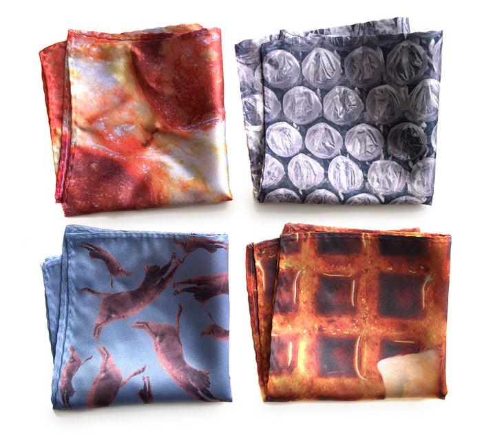 dye sublimation print pocket squares, by cyberoptix