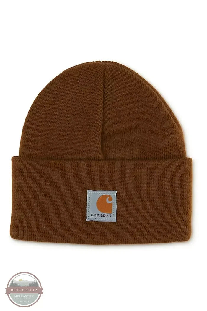 Carhartt CB8905 Kids' Acrylic Watch Hat Carhartt Brown  Front View