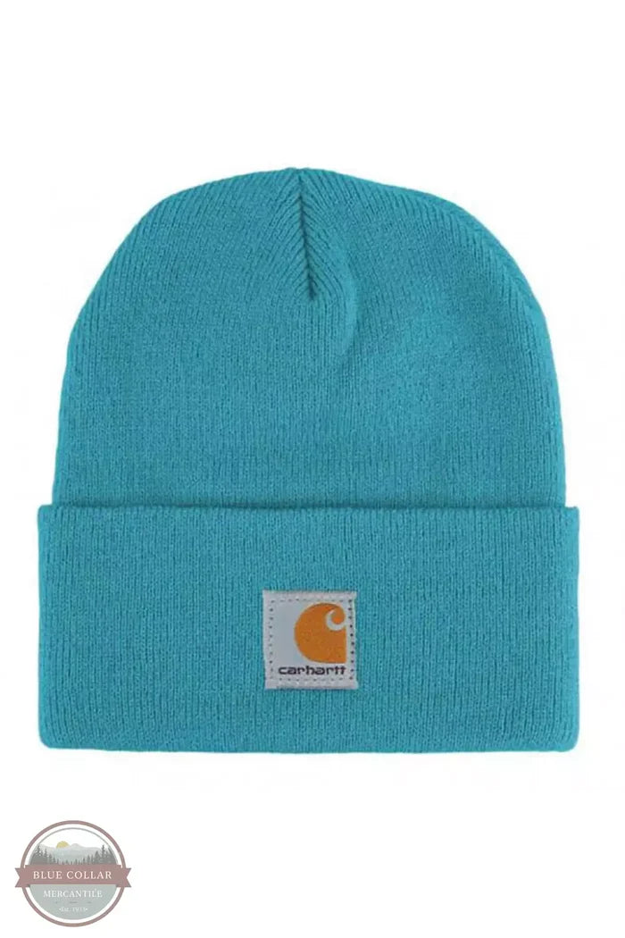 Carhartt CB8905 Kids' Acrylic Watch Hat Blue Moon Front View