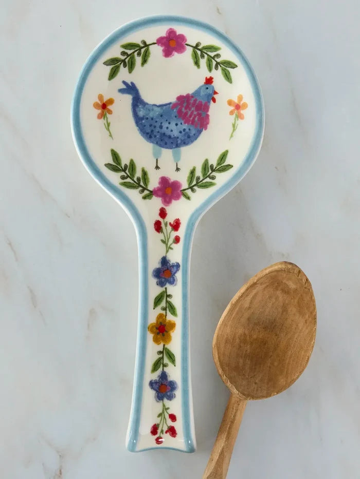 Ceramic Spoon Rest - Chicken-view 1