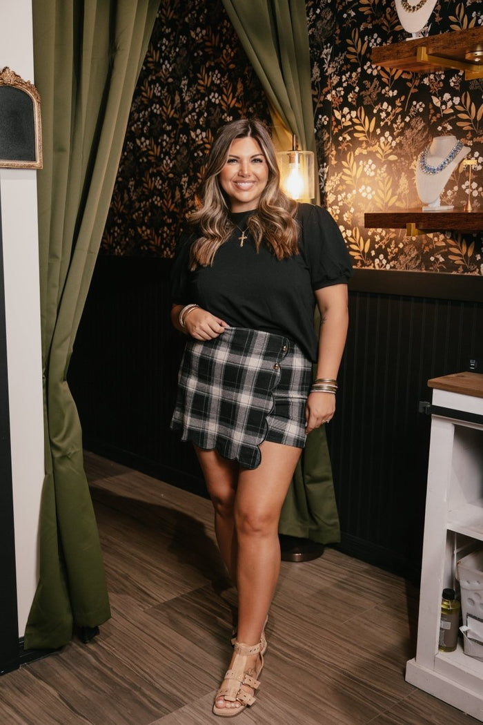 Checkmate Skort - Macoma Boutique200 Skirts