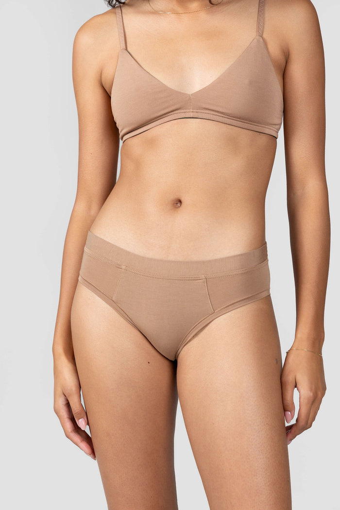 Tan | Model is wearing size XS