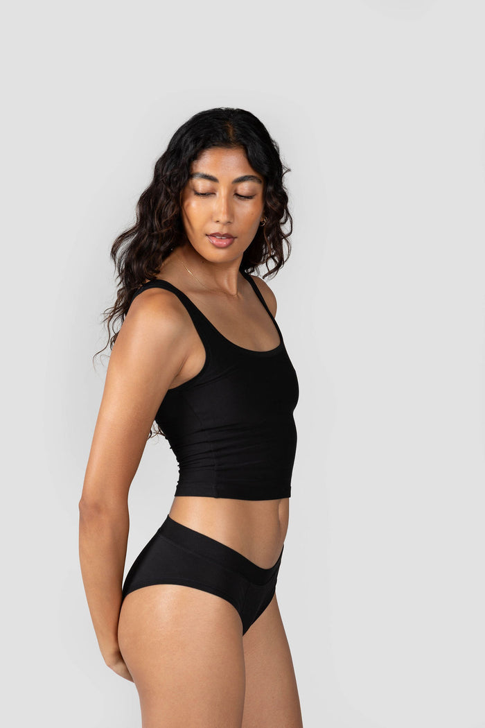 Black | Model is wearing XS