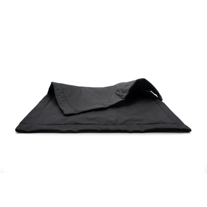 Magnetic Fireplace Draught Excluder folded on a white background.