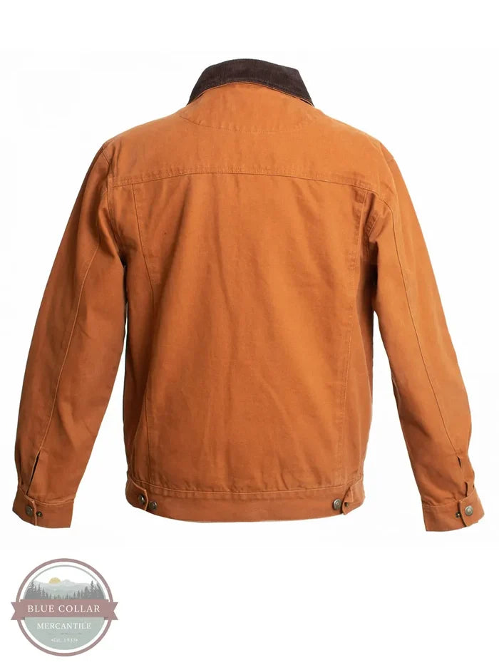Wyoming Traders Chisum Concealed Carry Canvas Jacket cinnamon back
