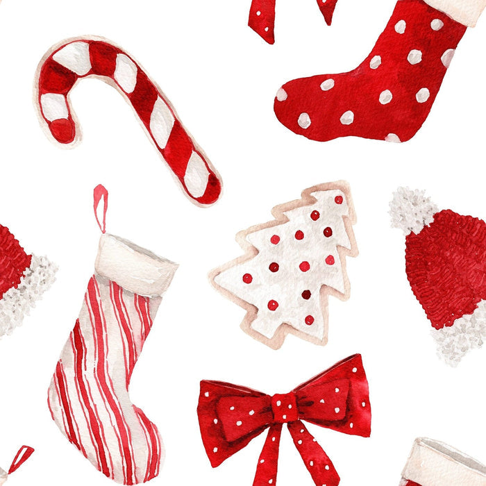 Waste Free Celebrations Christmas Cookies and Candy Furoshiki Gift Wraps- Set of 4