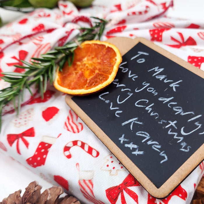 Waste Free Celebrations Christmas Cookies and Candy Furoshiki Gift Wraps- Set of 4