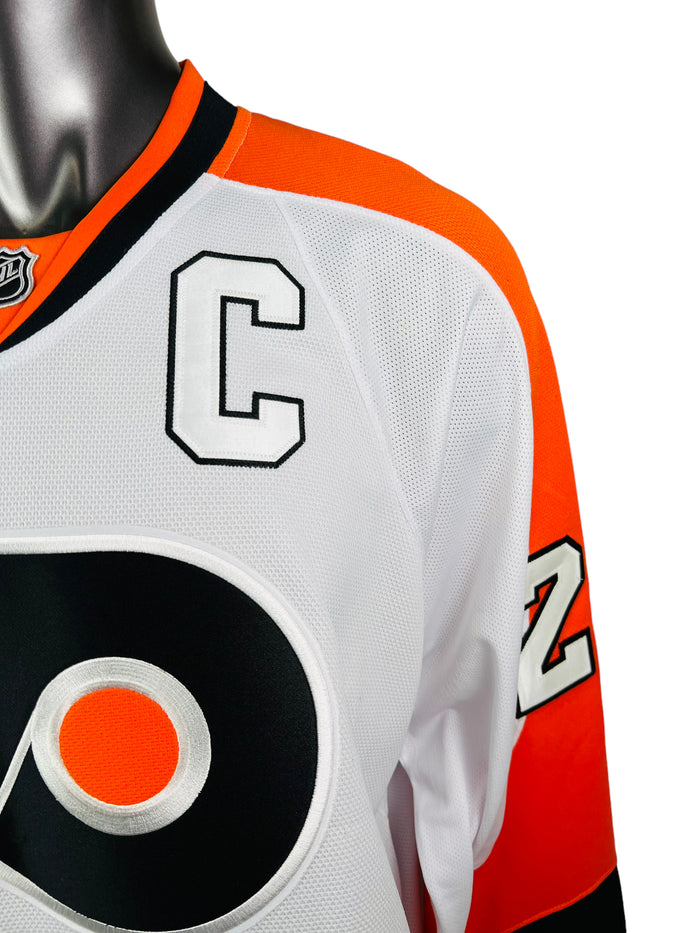 CLAUDE GIROUX PHILADELPHIA FLYERS VINTAGE 2000'S AUTHENTIC REEBOK SIGNED JERSEY ADULT XL