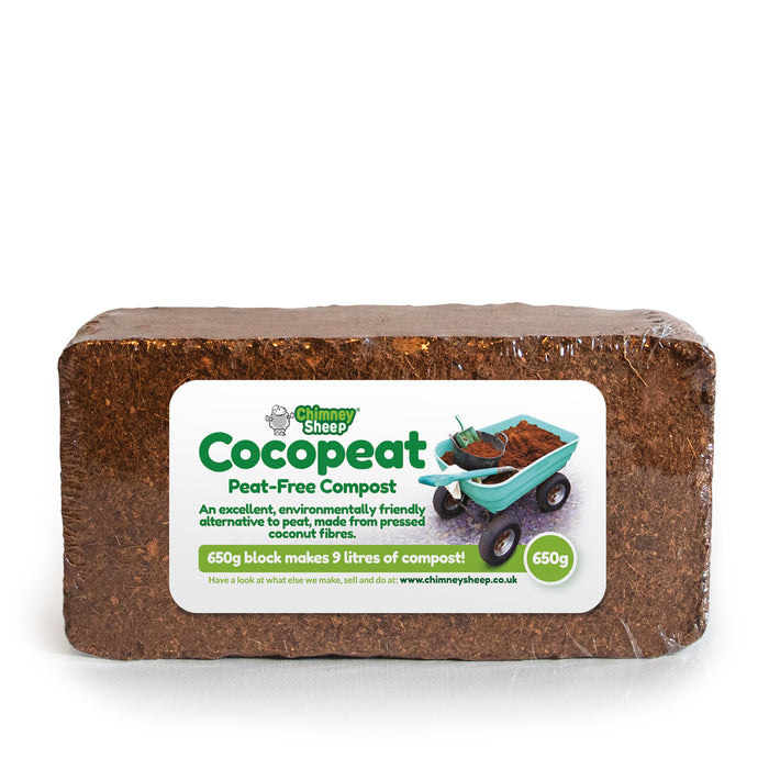 Cocopeat peat-free compost block