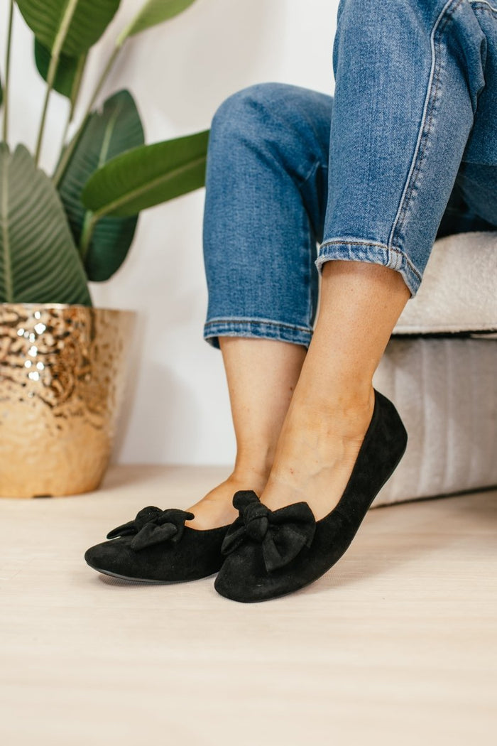 Corky's Black Faux Suede Sugar Rush Flats - Macoma Boutique305 Flats