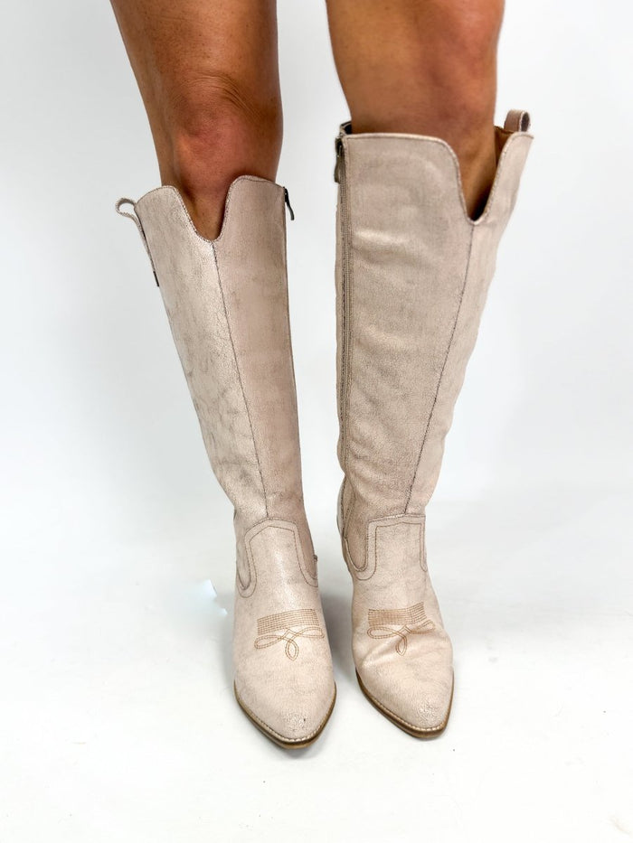 Corky's Putty Crackle Hats Off Boots - Macoma Boutique303 Mules & Boots
