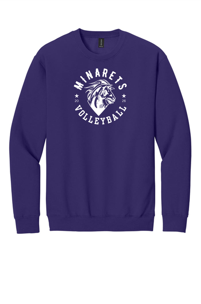 Crewneck 8.4-ounce, 80/20 ring spun cotton/poly