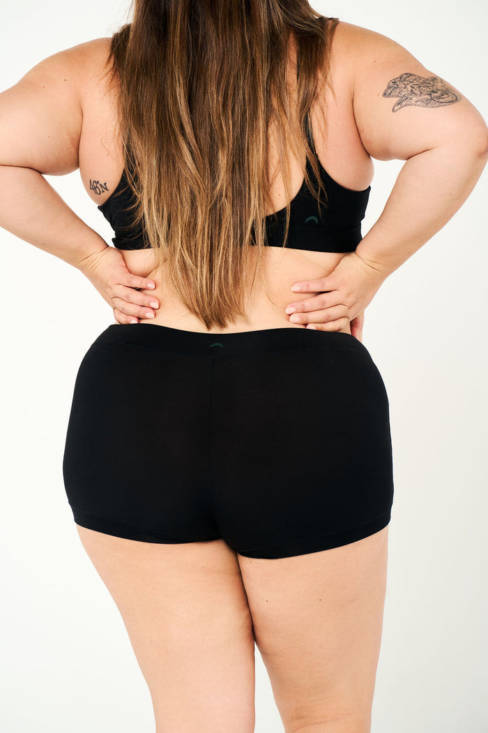 Black | Model is wearing size 2XL