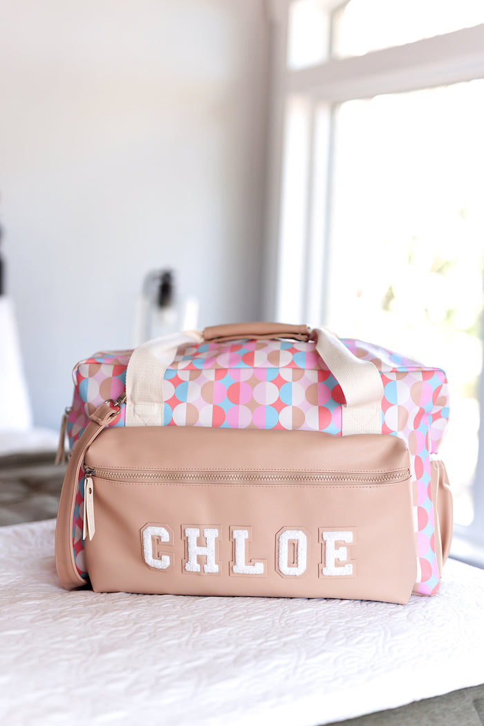 New Nashville Duffel Bag with name customization on front pocket