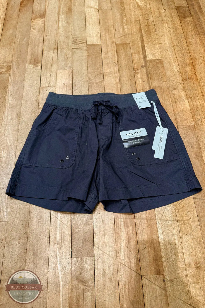Dash DA1277 Nicole Flex Waist Shorts in charcoal