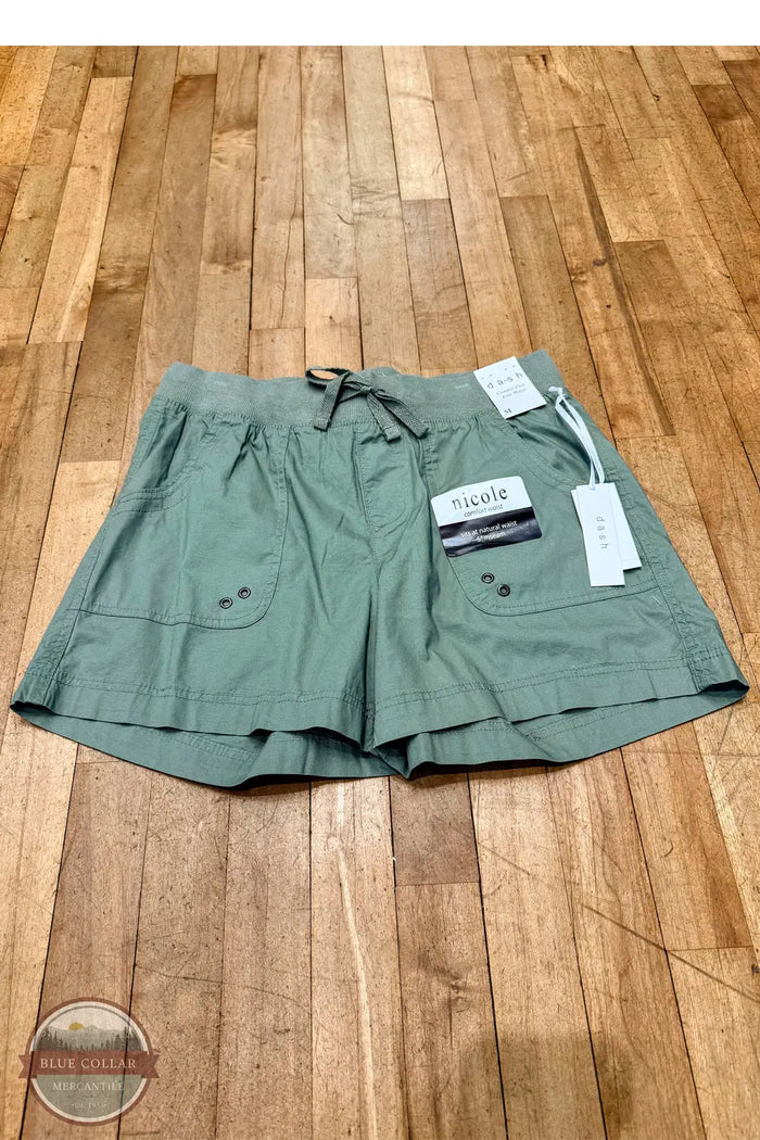 Dash DA1277 Nicole Flex Waist Shorts in seaspray