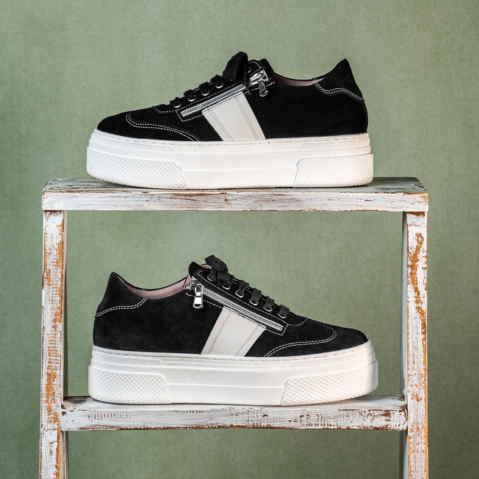 Dash: Black Suede Shoes Sole Bliss