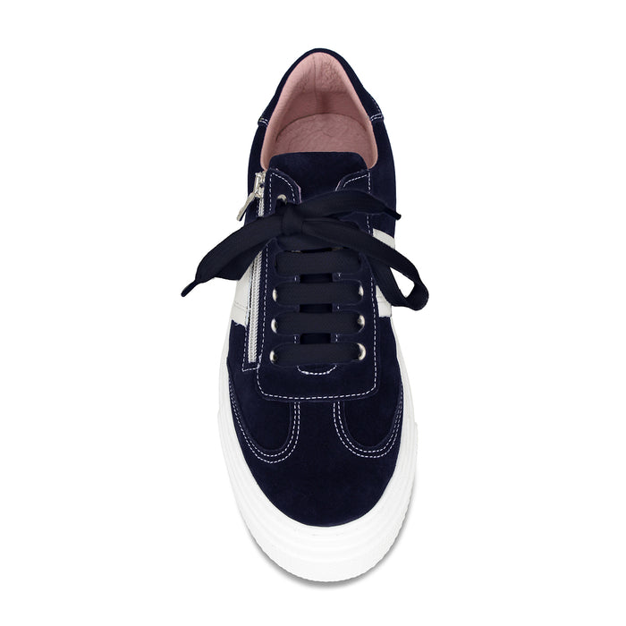 Dash: Navy Suede Shoes Sole Bliss
