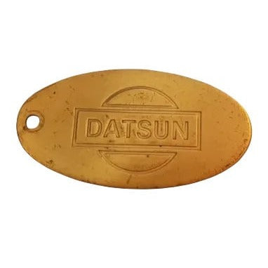 datsun key chain keychain key fob keytag vintage automotove keychain gift collectible