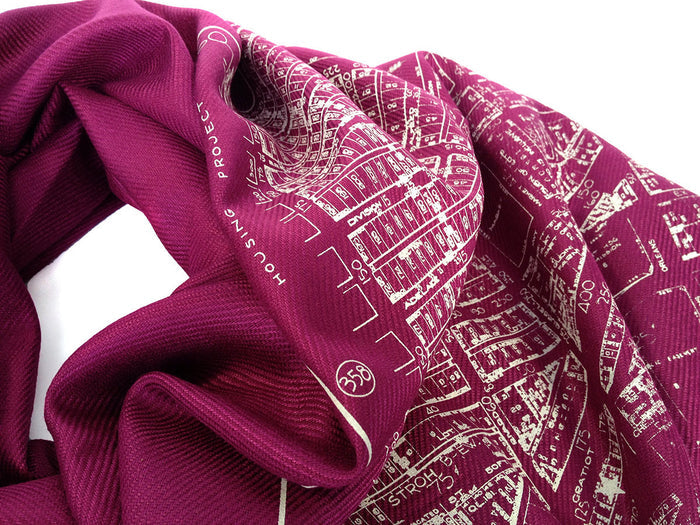 Eastern Market Map scarf, by Cyberoptix