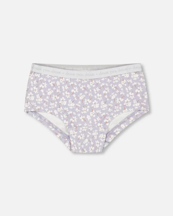 Deux Par Deux Boyshort Pantie - Little Flowers