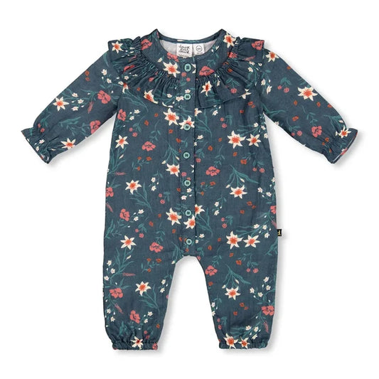 Deux Par Deux Edelweiss Muslin Jumpsuit