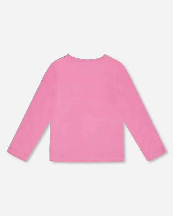 Deux Par Deux Long Sleeve Tee - Pink