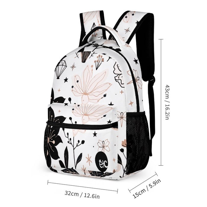 Diamond Floral Backpack Set