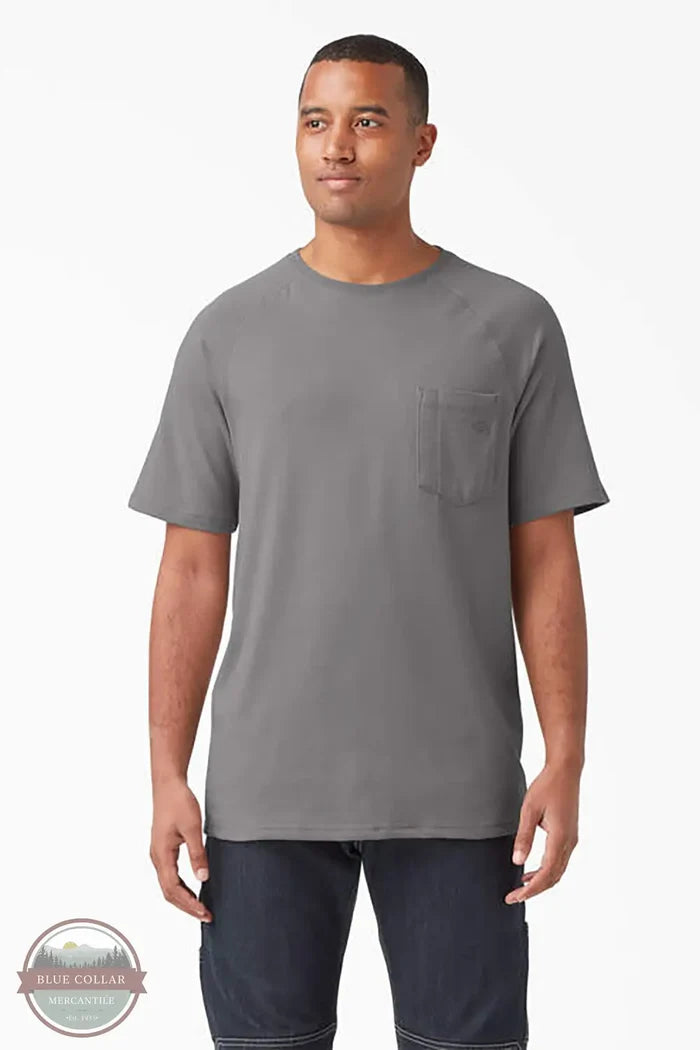 Dickies DSS600 S/S Performance T-Shirt in smoke gray