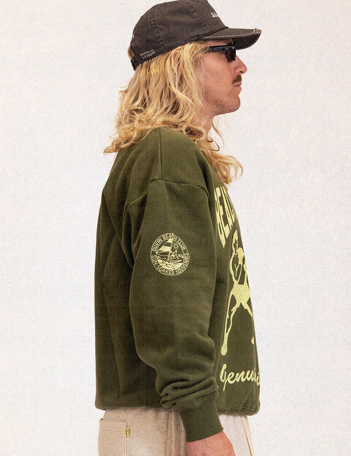 DUVIN Boxing Crew Fleece (Army)