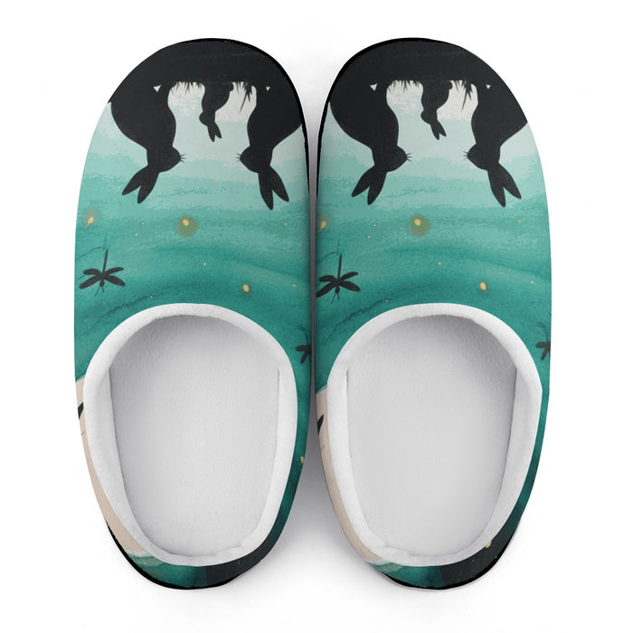 Easter Womens Cotton Slippers