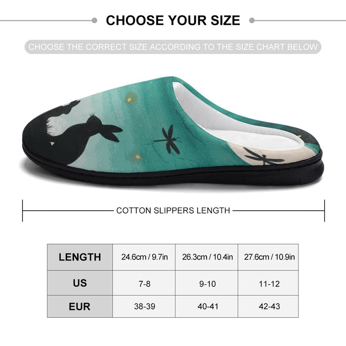 Easter Womens Cotton Slippers