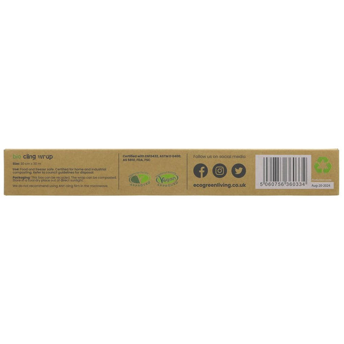 Plastic free clingfilm pack.