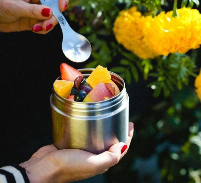 EcoLiving Stainless Steel Twist & Lock Food Canister