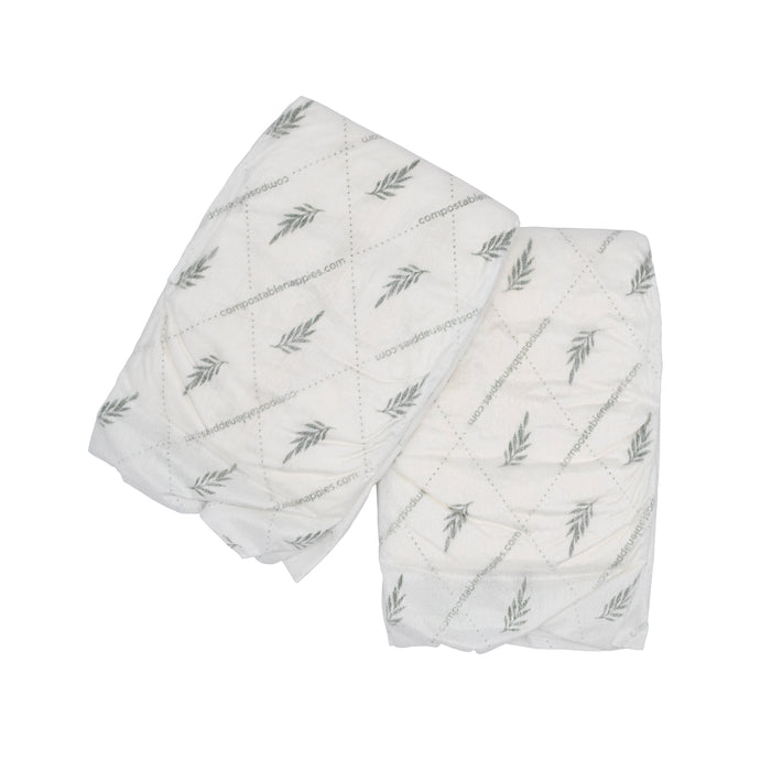 eenee compostable folded nappy pad