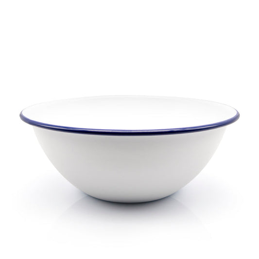 24cm diameter enamel mixing bowl.