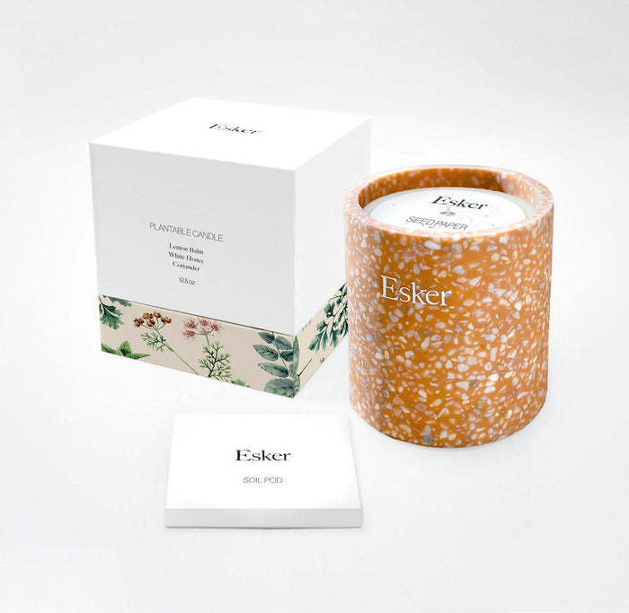 Esker | Terracotta Plantable Candle - Esker - Living with Ivey