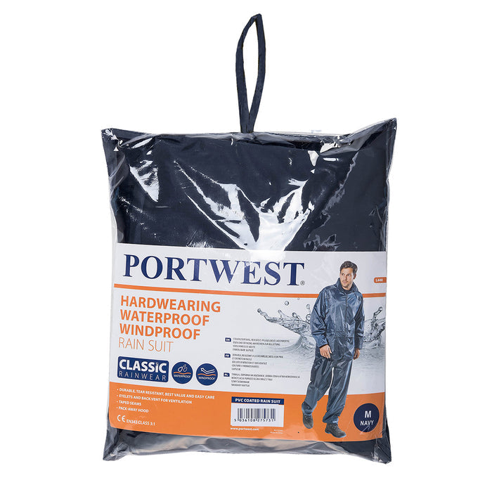 Portwest LLC L440 Essentials Rain suit 2 Piece Suit