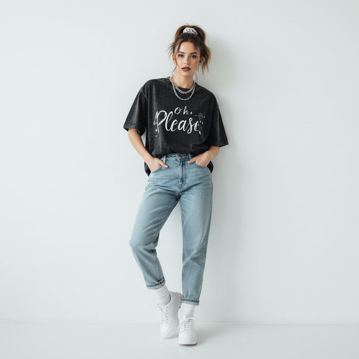 ETC 90's Nostalgic 'oh, please' vintage tee