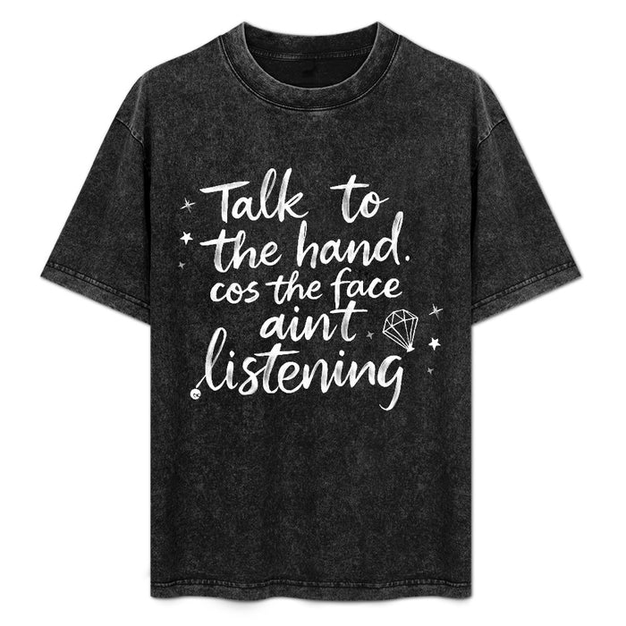ETC 90's Nostalgic 'talk to the hand' vintage tee