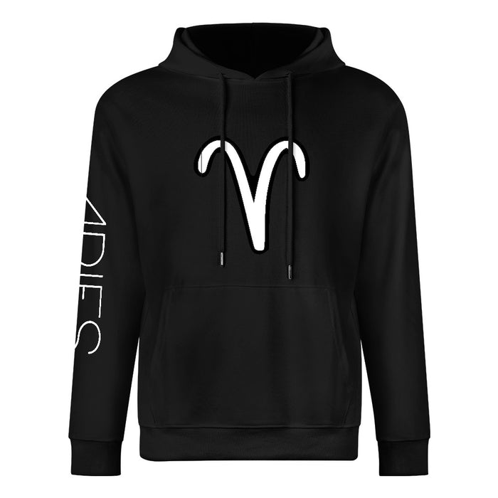 ETC Aries Zodiac Sign Cotton Hoodie
