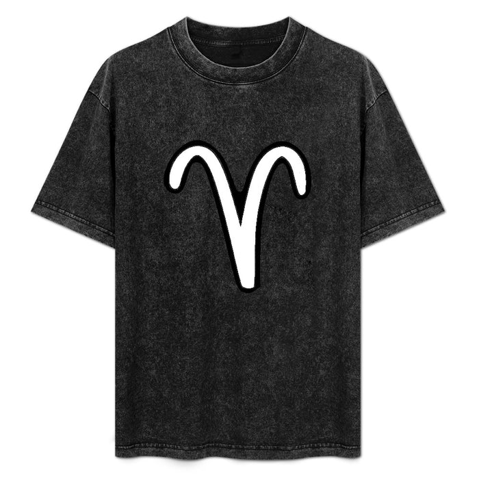 ETC Aries Zodiac Sign Vintage Wash Tee