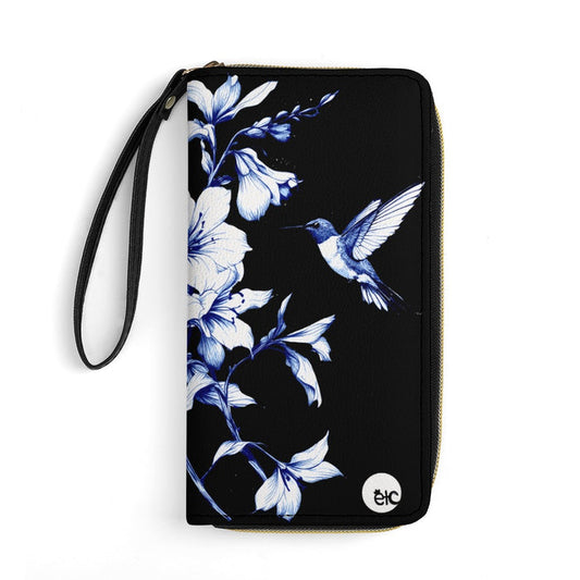 ETC Black Hummingbird Silhouette Wallet