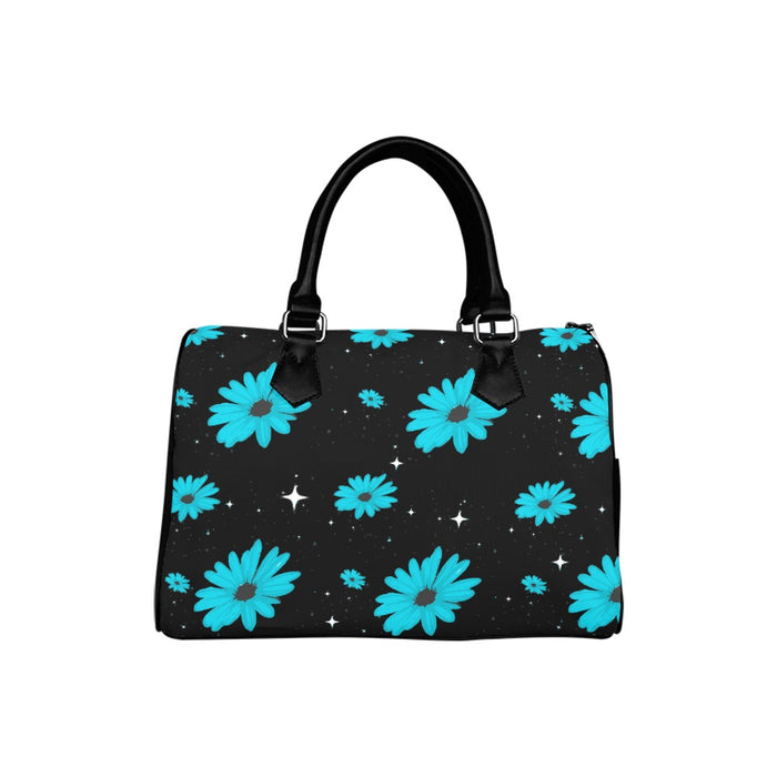 ETC Blue Daisies Barrel Handbag
