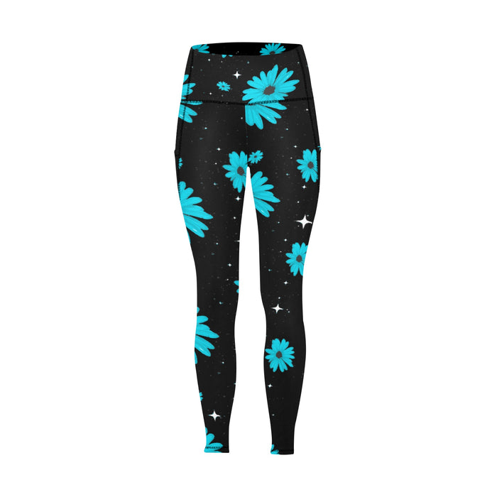 ETC Blue Daisies Leggings