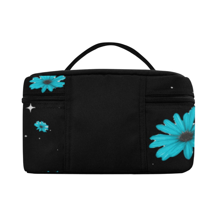 ETC Blue Daisies Make Up Bag