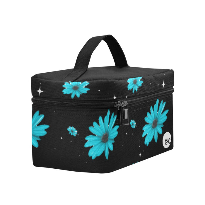 ETC Blue Daisies Make Up Bag