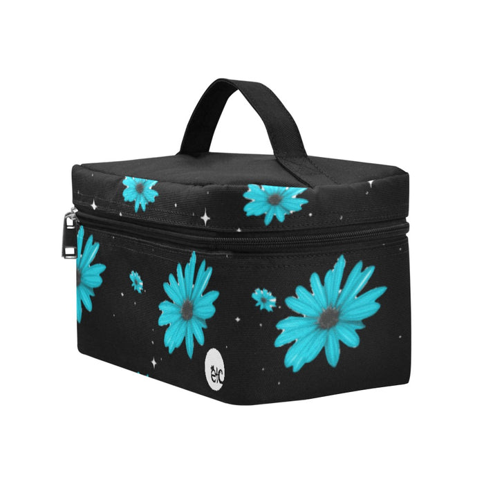 ETC Blue Daisies Make Up Bag
